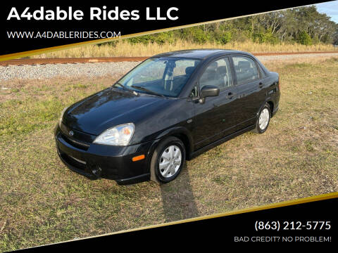 2004 Suzuki Aerio for sale at A4dable Rides LLC in Haines City FL