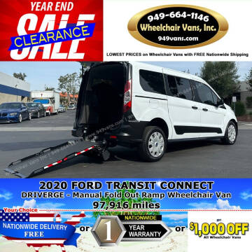2020 Ford Transit Connect for sale at Wheelchair Vans Inc in Laguna Hills CA
