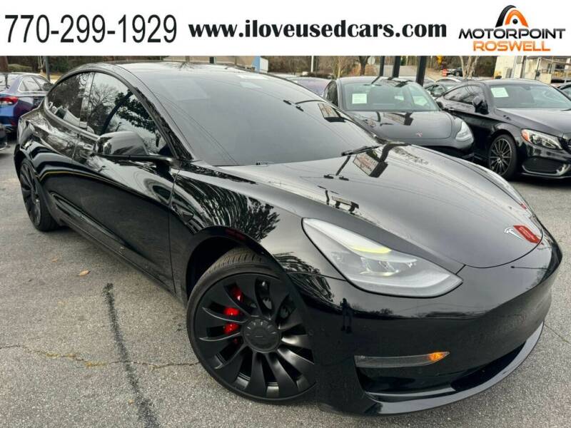 2022 Tesla Model 3 for sale at Motorpoint Roswell in Roswell GA