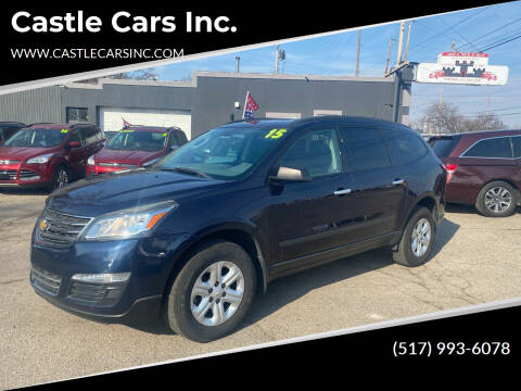 2015 Chevrolet Traverse for sale at Castle Cars Inc. in Lansing MI