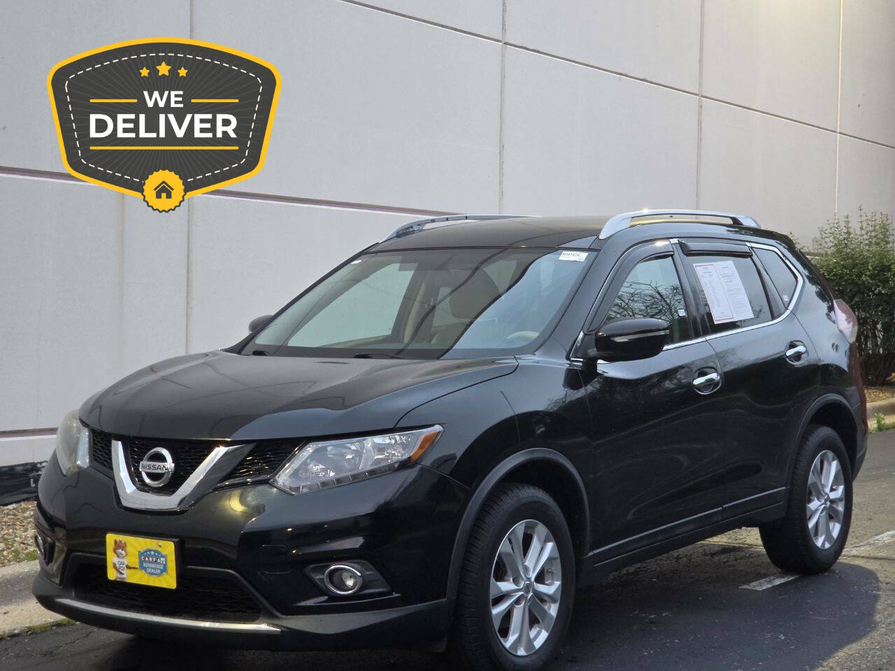 Black 2014 Nissan Rogue SUV / Crossover All-Wheel Drive Continuously Variable Transmission