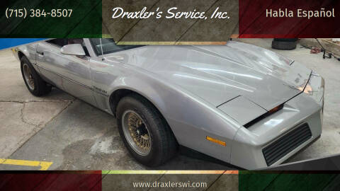 1983 Pontiac Firebird for sale at Draxler's Service, Inc. in Hewitt WI