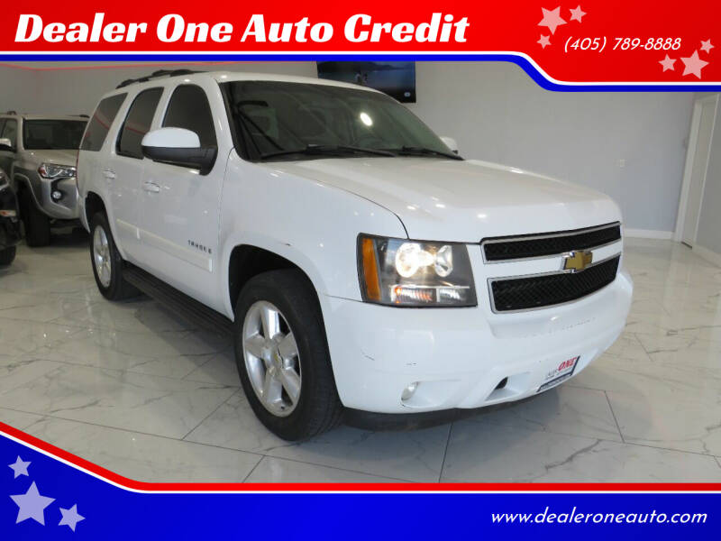 2007 Chevrolet Tahoe for sale at Dealer One Auto Credit in Oklahoma City OK