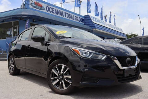 2021 Nissan Versa for sale at OCEAN AUTO SALES in Miami FL