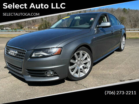 2012 Audi A4 for sale at Select Auto LLC in Ellijay GA