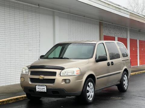 2006 Chevrolet Uplander for sale at Skyline Motors Auto Sales in Tacoma WA