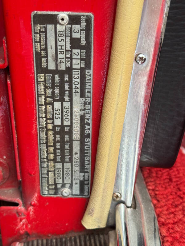 1969 Mercedes-Benz 280-Class