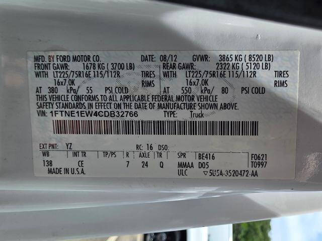 2012 Ford E-Series E-150