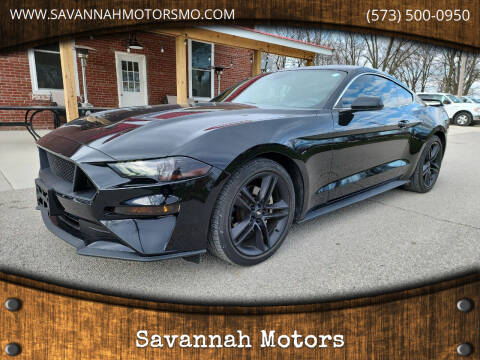 2018 Ford Mustang for sale at Savannah Motors in Whiteside MO