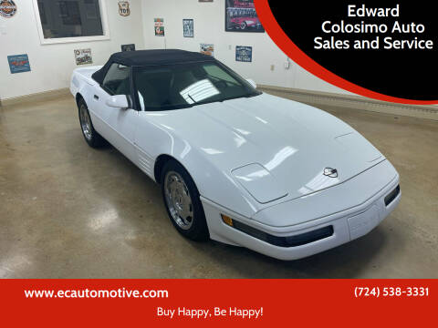 1994 Chevrolet Corvette for sale at Edward Colosimo Auto Sales and Service in Evans City PA