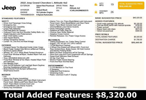 2022 Jeep Grand Cherokee L Altitude