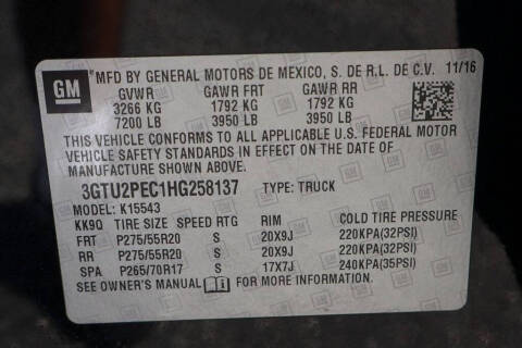 2017 GMC Sierra 1500