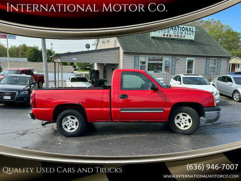 2004 Chevrolet Silverado 1500 for sale at International Motor Co. in Saint Charles MO