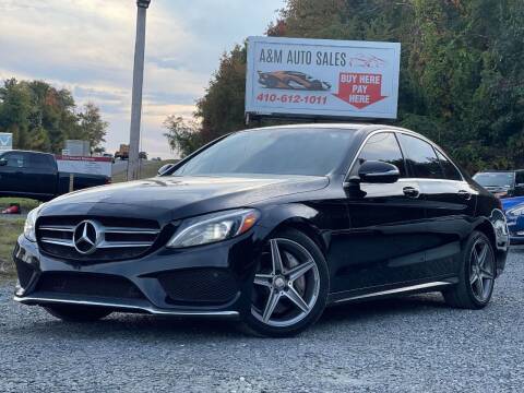 2015 Mercedes-Benz C-Class for sale at A&M Auto Sales in Edgewood MD