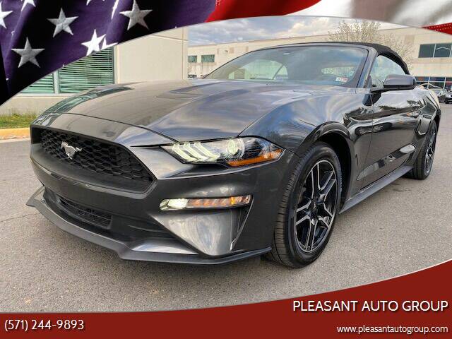2020 Ford Mustang for sale at Pleasant Auto Group in Chantilly VA