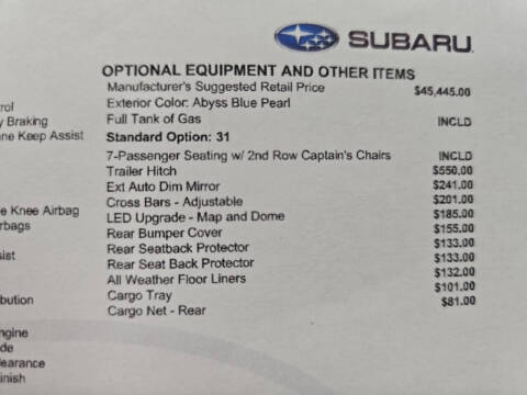 2022 Subaru Ascent Touring