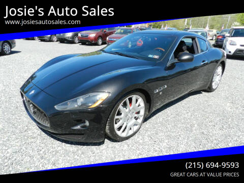 2008 Maserati GranTurismo for sale at Josie's Auto Sales in Gilbertsville PA