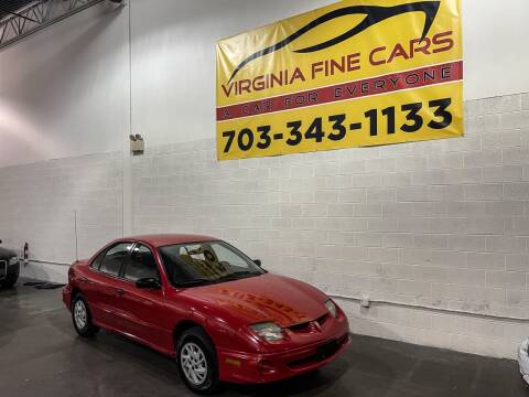 2000 Pontiac Sunfire for sale at Virginia Fine Cars in Chantilly VA