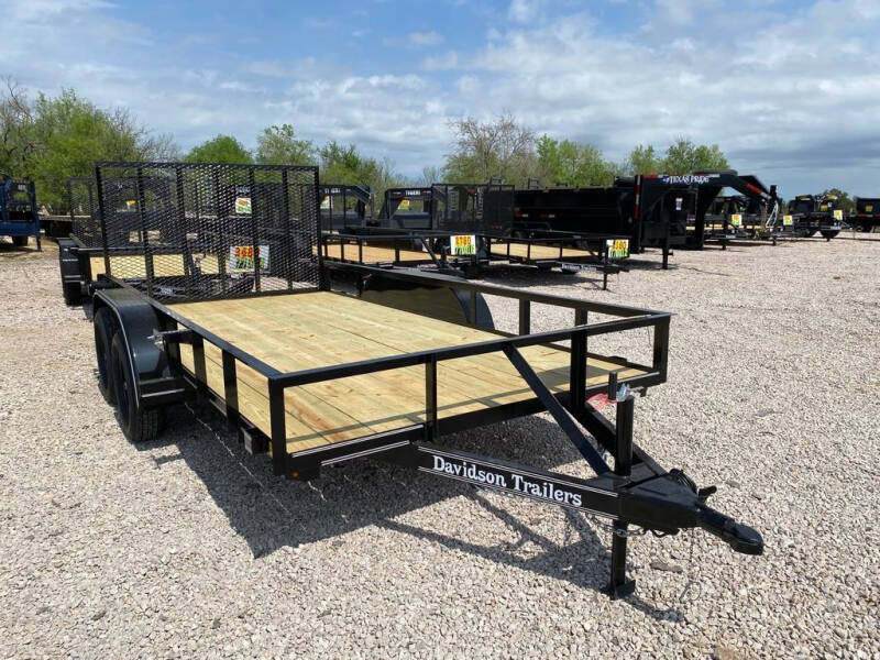 2024 DAVIDSON  - Utility  Trailer 77&quot; X for sale at LJD Sales in Lampasas TX