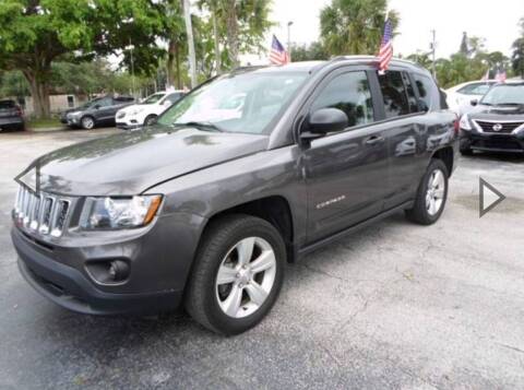 2016 Jeep Compass for sale at Blue Lagoon Auto Sales in Plantation FL