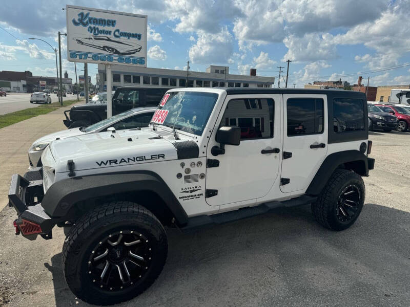 2013 Jeep Wrangler Unlimited for sale at Kramer Motor Co INC in Shelbyville IN