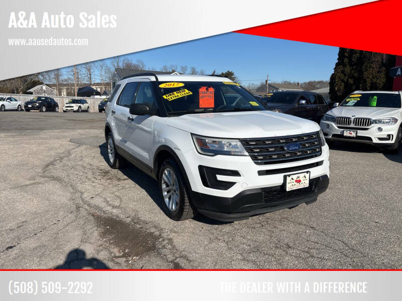 2017 Ford Explorer for sale at A&A Auto Sales in Fairhaven MA