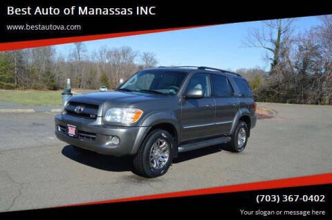 2007 Toyota Sequoia for sale at Best Auto of Manassas INC in Manassas VA
