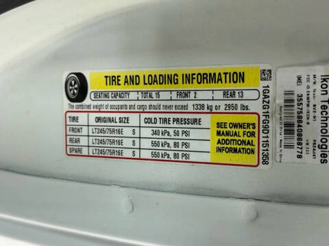 2013 Chevrolet Express LT 3500