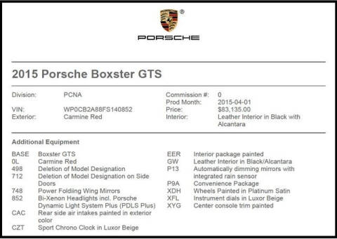 2015 Porsche Boxster for sale at RAC Performance in Carrollton TX