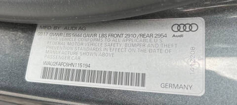 2017 Audi S7 4.0T quattro Prestige