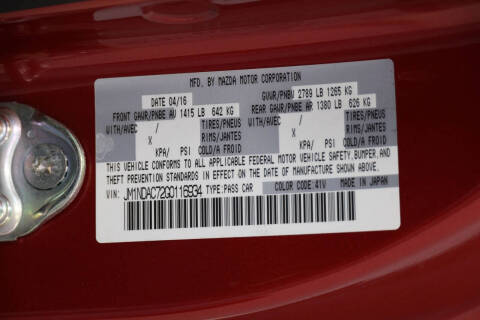 2016 Mazda MX-5 Miata Club