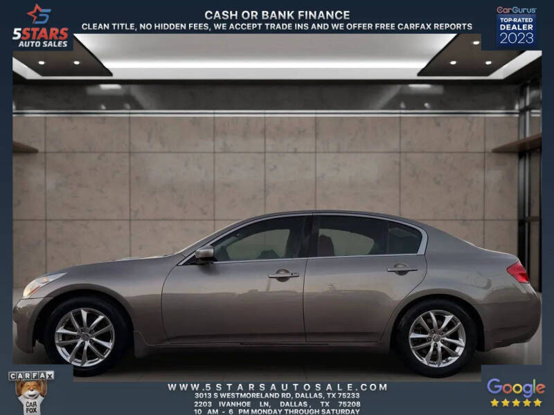 2009 Infiniti G37 Sedan Journey