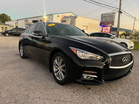 2015 Infiniti Q50 for sale at ONYX AUTOMOTIVE, LLC in Largo FL