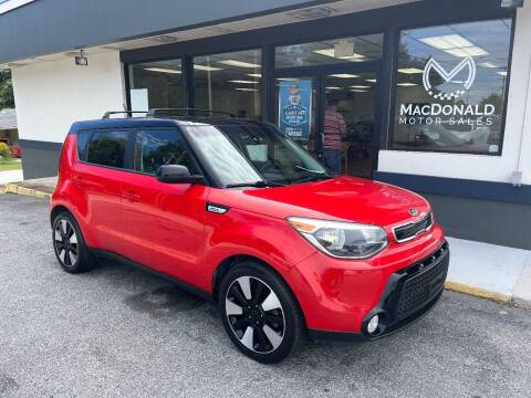 2016 Kia Soul for sale at MacDonald Motor Sales in High Point NC