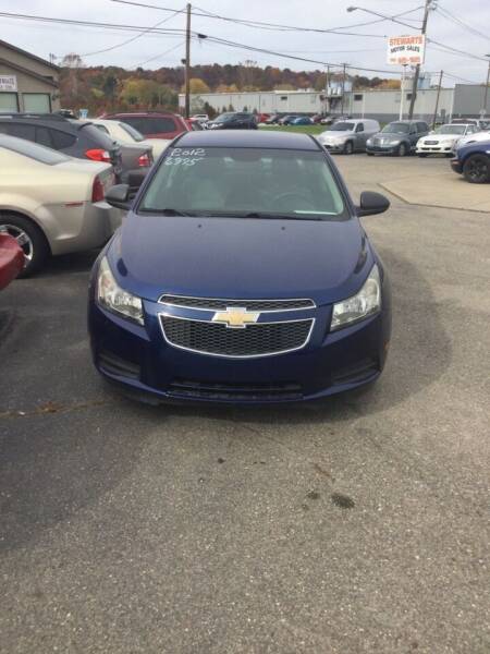 2012 Chevrolet Cruze for sale at Stewart's Motor Sales in Byesville OH