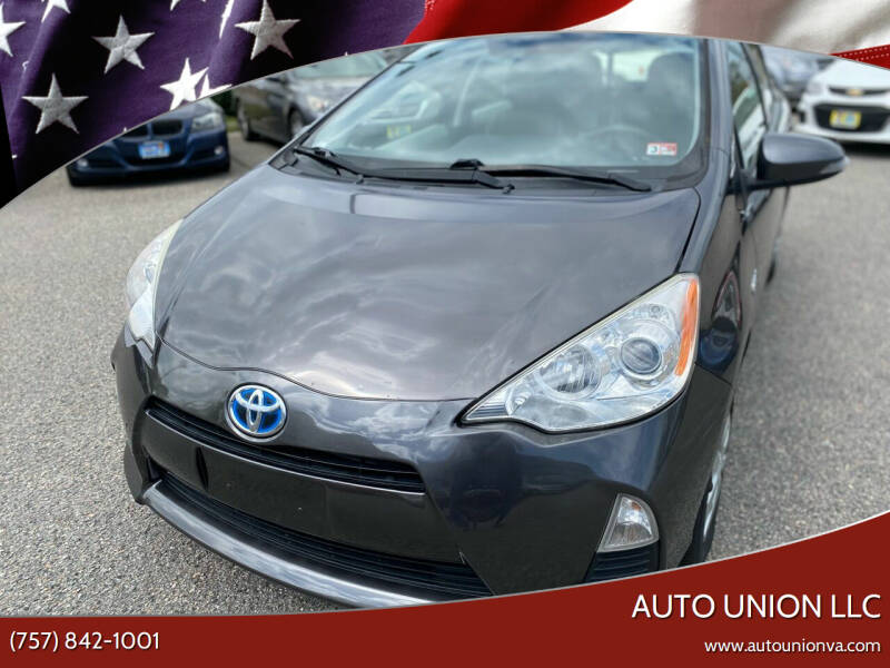 2014 Toyota Prius c for sale at Auto Union LLC in Virginia Beach VA