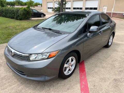 2012 Honda Civic for sale at Texas Giants Automotive in Mansfield TX