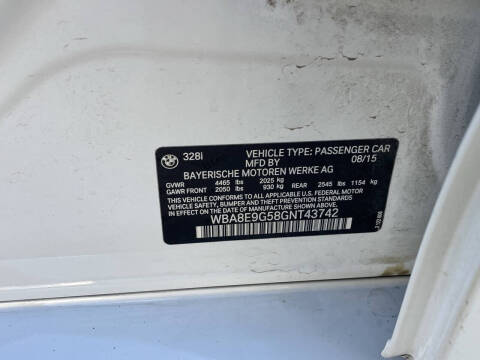 2016 BMW 3 Series 328i