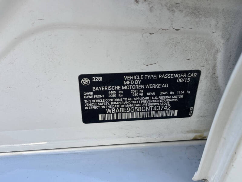 2016 BMW 3 Series 328i