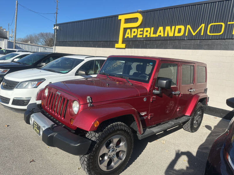 2011 Jeep Wrangler Unlimited for sale at PAPERLAND MOTORS in Green Bay WI
