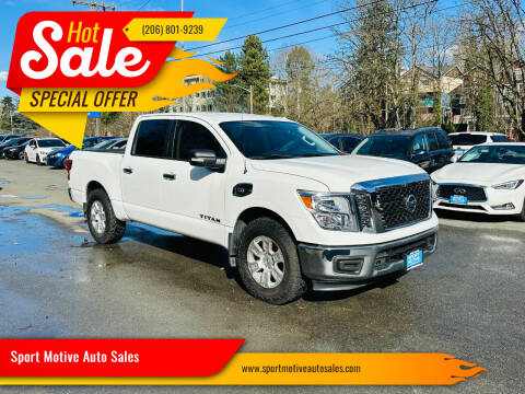 2017 Nissan Titan for sale at Sport Motive Auto Sales in Seattle WA