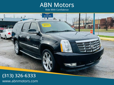 2011 Cadillac Escalade ESV for sale at ABN Motors in Redford MI