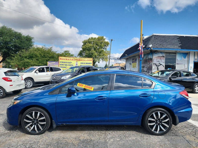 2015 Honda Civic for sale at ROCKET AUTO SALES in Chicago IL