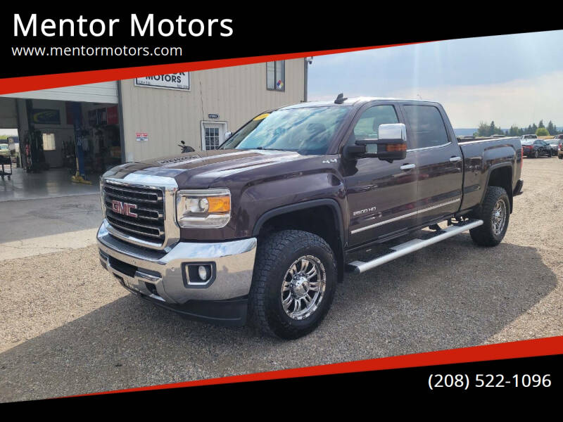 2016 GMC Sierra 2500HD for sale at Mentor Motors in Idaho Falls ID