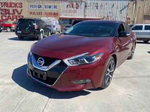 2017 Nissan Maxima for sale at Sam's Auto Sales in Houston TX