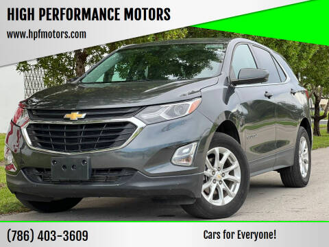 2020 Chevrolet Equinox for sale at HIGH PERFORMANCE MOTORS in Hollywood FL