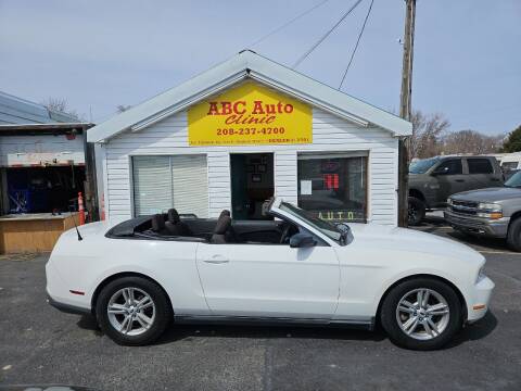 2012 Ford Mustang for sale at ABC AUTO CLINIC CHUBBUCK in Chubbuck ID