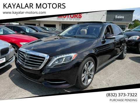 2015 Mercedes-Benz S-Class for sale at KAYALAR MOTORS in Houston TX