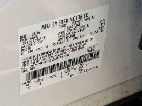 2016 Ford Edge Titanium