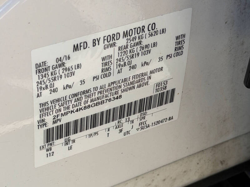 2016 Ford Edge Titanium
